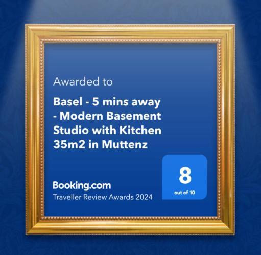 Basel - 5 Mins Away - Modern Basement Studio With Kitchen 35M2 In Muttenz Εξωτερικό φωτογραφία